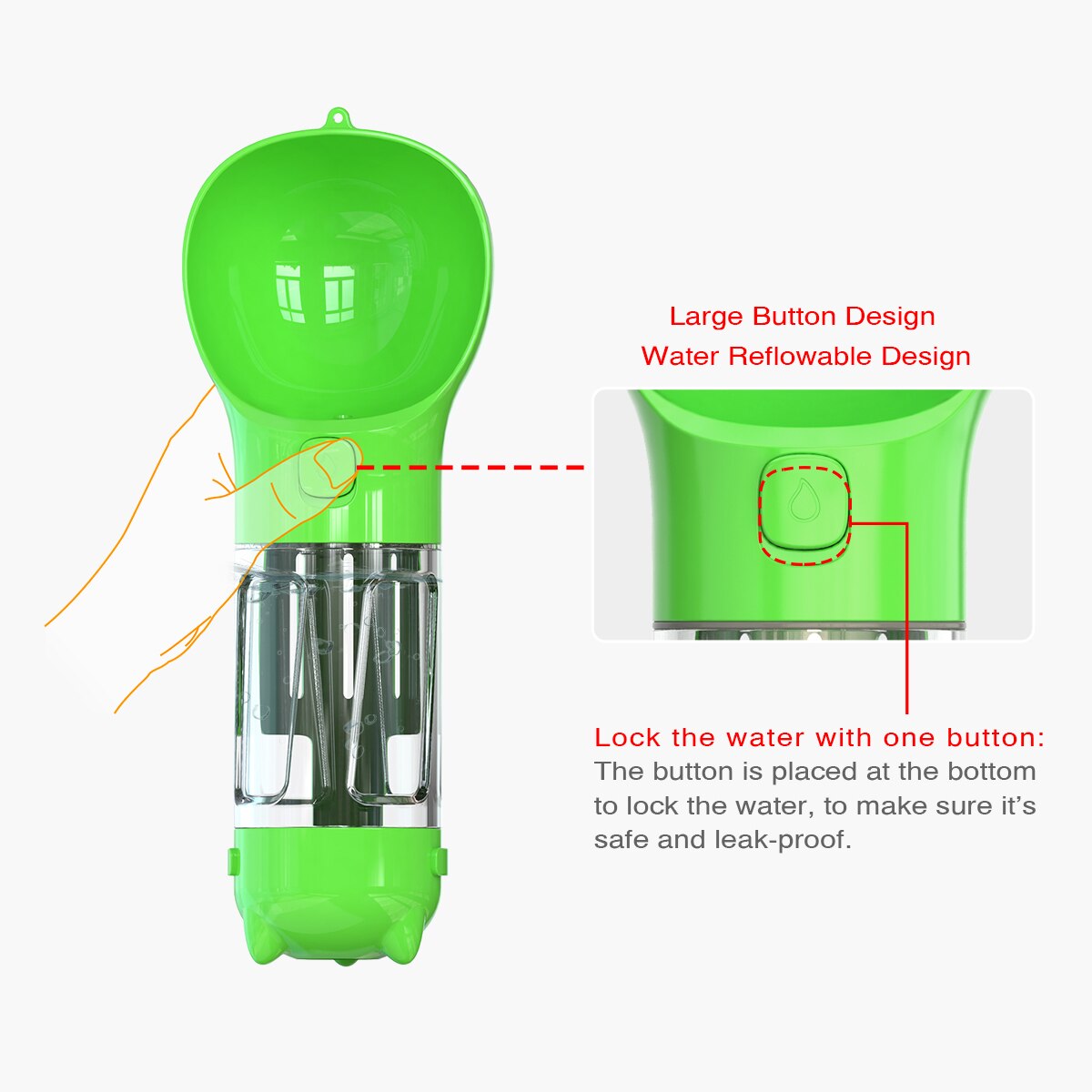 Portable 4in1 pet bottle