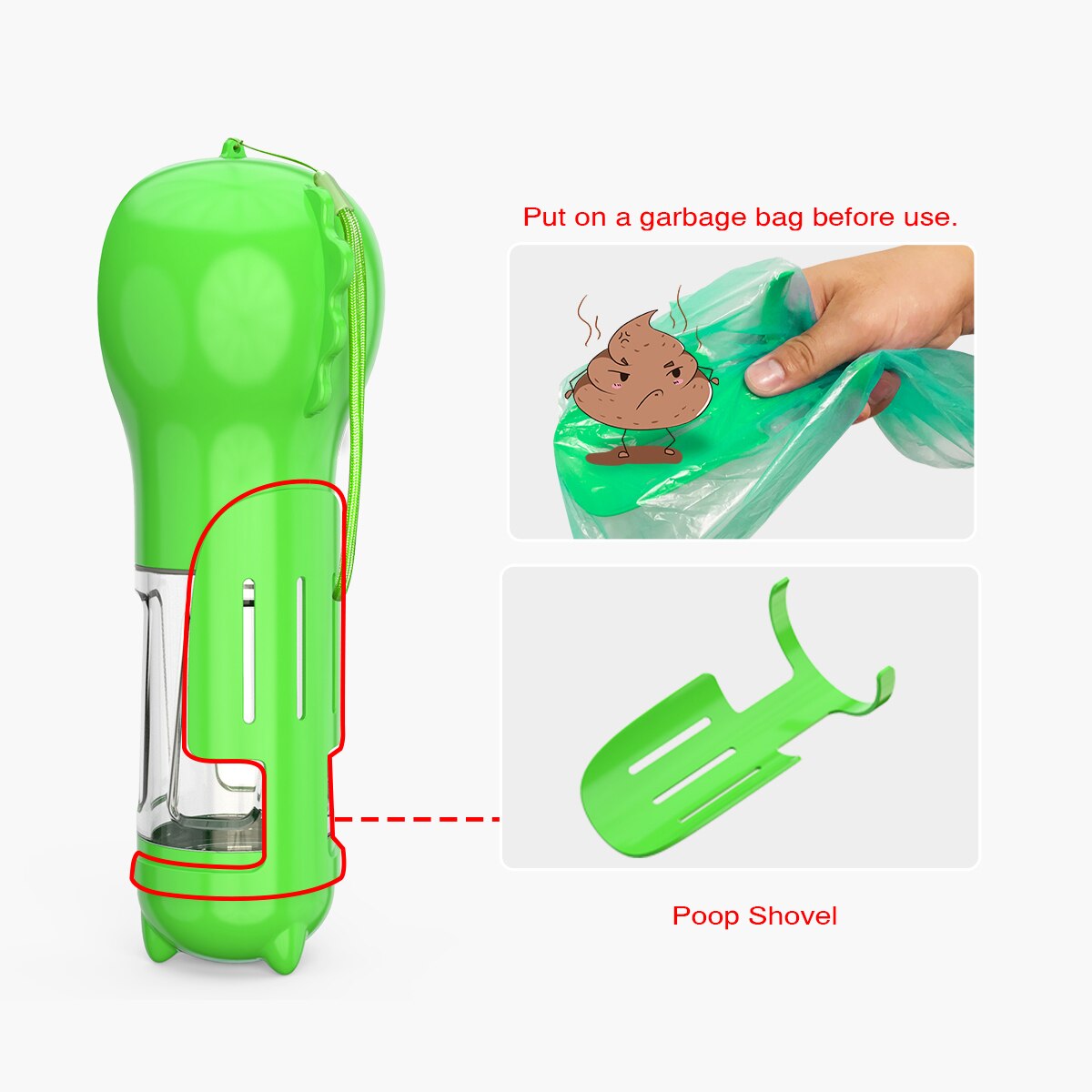 Portable 4in1 pet bottle